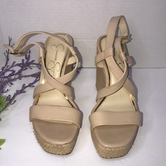 Jessica Simpson Salona Strappy Wedge Sandals - Picture 3 of 11